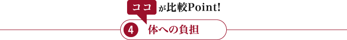 4体への負担